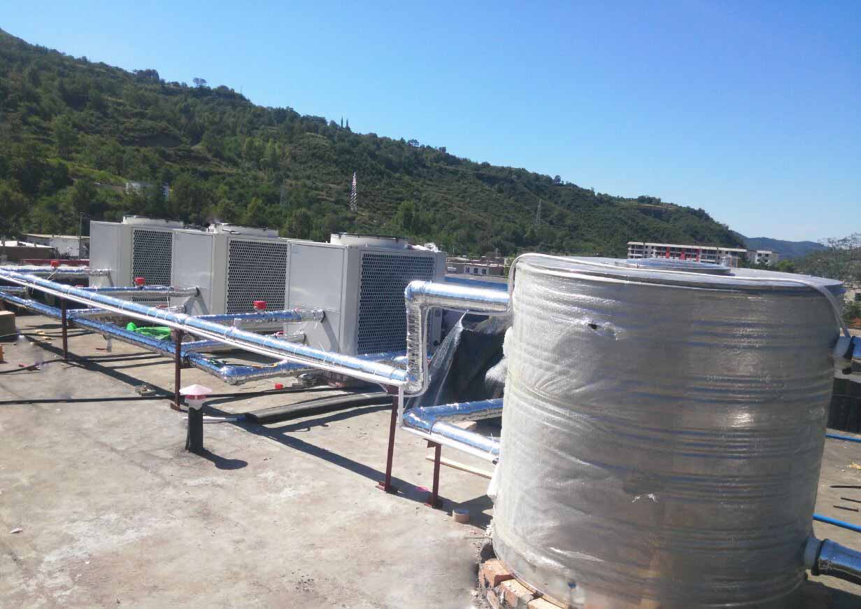 三層樓如何共用一個熱水器呢？空氣能「熱水方案」幫到你